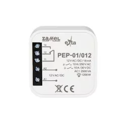 Zamel Przekaźnik elektromagnetyczny dopuszkowy 12VACDC 10A PEP-01012 EXT10000258 EXT10000258 - Sterowniki i przekaźniki - miniaturka - grafika 2