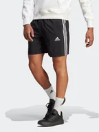 Spodenki męskie - adidas Szorty sportowe AEROREADY Essentials Chelsea 3-Stripes Shorts IC1484 Czarny Regular Fit - miniaturka - grafika 1