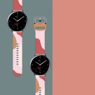 Strap Moro opaska do Samsung Galaxy Watch 46mm silikonowy pasek bransoletka do zegarka wzór 12 - Etui i futerały do telefonów - miniaturka - grafika 2
