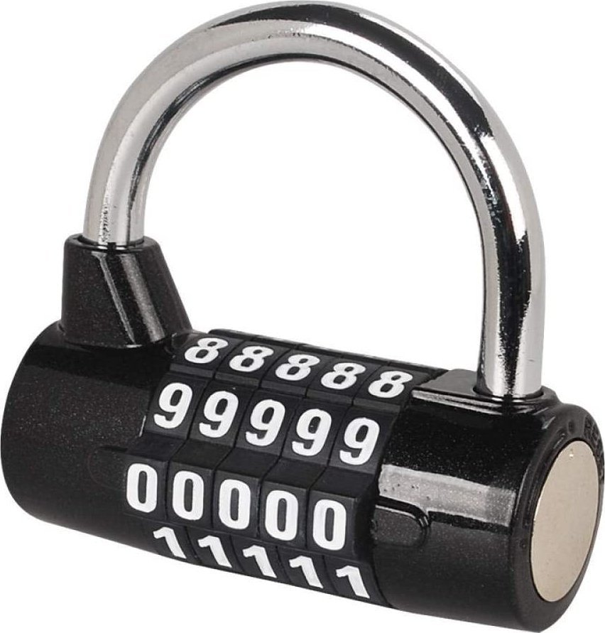 Korbi KŁÓDKA SZYFROWA K7 STALOWA