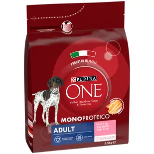 PURINA ONE Adult Mono-Protein, łosoś - 2,5 kg - Sucha karma dla psów - miniaturka - grafika 2