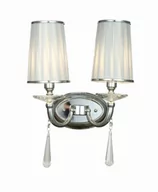 Lampy ścienne - Lumina Deco Kinkiet FABIONE chrom W2 LDW 1200-2 CHR - miniaturka - grafika 1