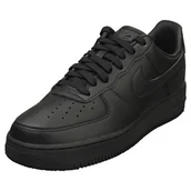 Trampki męskie - Nike Air Force 1 '07 Fresh, Męskie trampki, Czarny Anthracyt Czarny, 42.5 EU - miniaturka - grafika 1