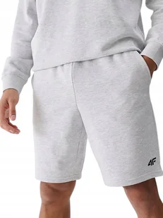 KRÓTKIE SPODENKI 4F MĘSKIE BAWEŁNIANE SPORTOWE LATO SHOM543 27M r. S - Spodenki męskie - miniaturka - grafika 1