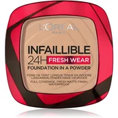 Podkłady do twarzy - Loreal Paris Paris Infaillible Fresh Wear 24h podkład w pudrze odcień 120 Vanilla 9 g - miniaturka - grafika 1