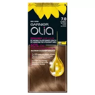 Farby do włosów i szampony koloryzujące - Garnier - Olia Farba do włosów bez amoniaku ciemny blond 7.0 - miniaturka - grafika 1