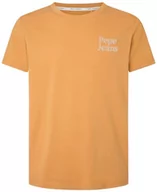 Koszulki męskie - Pepe Jeans Koszulka męska Kody, Brązowy (mieszanie), XL - miniaturka - grafika 1