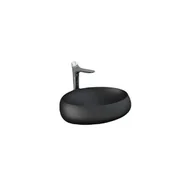 Umywalki - RAK Ceramics Cloud Umywalka nablatowa 58x40 cm czarny mat CLOCT6000504A - odbiór osobisty: Kraków, Warszawa - miniaturka - grafika 1