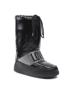 Kozaki damskie - Love Moschino Buty JA24042G1DISC000 Czarny - grafika 1