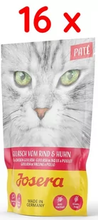 Josera Pate Gulasz z kurczakiem i wołowiną 16x85g 38651-uniw - Mokra karma dla kotów - miniaturka - grafika 1