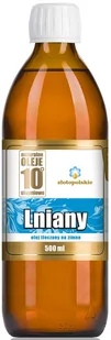 Olej Lniany Tłoczony Na Zimno 500 Ml - Złoto Polsk - Olej spożywczy - miniaturka - grafika 1