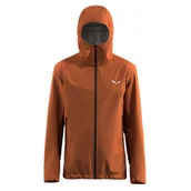 Kurtki męskie - Kurtka wodoodporna męska Salewa PUEZ brązowa 00-0000029090_7240 - miniaturka - grafika 1