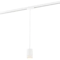 Lampy sufitowe - Biała wisząca lampa Link Rondie od Nordlux, kompatybilna z systemem szynowym - miniaturka - grafika 1