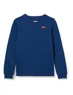 Bluzy dla chłopców - Levi's Chłopięca bluza z okrągłym dekoltem Lvb Mini Logo 8ee331, Niebieski kombi, 5 Lat - miniaturka - grafika 1