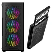 Akcesoria do komputerów stacjonarnych - Gembird FRONT PANEL do OBUDOWY FORNAX 400X Z WYSUWANYM FILTREM - miniaturka - grafika 1