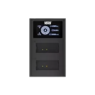 Ładowarki i akumulatory - Ładowarka dwukanałowa Newell FDL-USB-C do akumulatorów LP-E12 - miniaturka - grafika 1