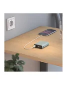 Powerbanki - Realpower 10000mAh Niebieski PB-10000PD - miniaturka - grafika 1