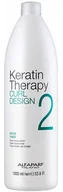 Kosmetyki do stylizacji włosów - Alfaparf Keratin Therapy Curl Design 2 Płyn utrwalający do trwałej ondulacji 1000ml 17031 - miniaturka - grafika 1