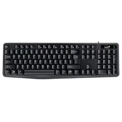 Klawiatury - Genius KB-117 COPILOT, klawiatura CZ/SK, klasyczna, wodoodporny rodzaj przewodowa (USB), czarna, nie  31310016415 - miniaturka - grafika 1