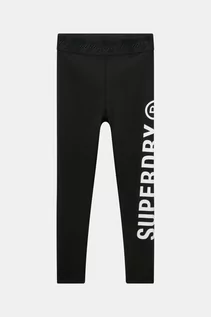 Legginsy - Superdry Legginsy - Czarny - Kobieta - 16 UK(3XL) - W7010454A - 3B1 - grafika 1