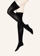 Skarpetki damskie - Falke Skarpety Za Kolano Striggings Z Wełny Merino schwarz - miniaturka - grafika 1