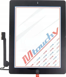 Samsung MUSTTBY Ekran dotykowy + taśma klejąca + Home do iPAD 4 czarny - Akcesoria do tabletów i e-booków - miniaturka - grafika 1