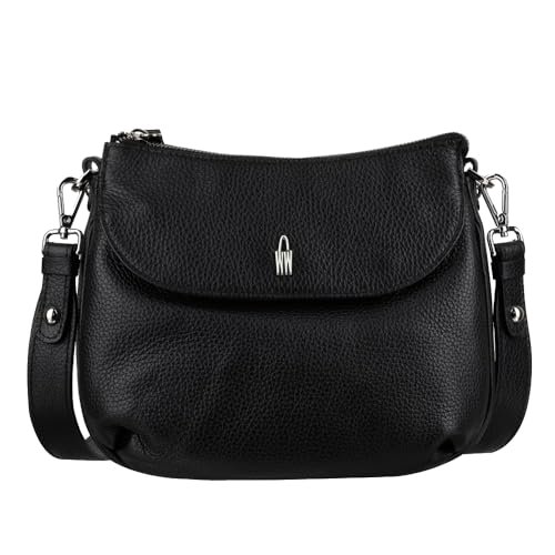 MELISSA - Czarna listonoszka skórzana