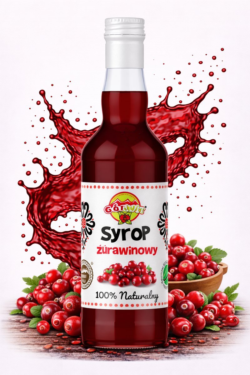 Syrop żurawinowy 500 ml