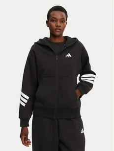 adidas Bluza Future Icons 3-Stripes JE0171 Czarny Regular Fit - Bluzy damskie - miniaturka - grafika 1