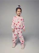 Spodnie i spodenki dla dziewczynek - Reserved - Wzorzysty komplet - fioletowy - miniaturka - grafika 1