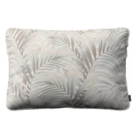 Poszewki na poduszki - Dekoria Poszewka Gabi na poduszkę prostokątna beżowo kremowe liście palmy na białym tle w 60 × 40 cm Gardenia 120-142-14 - miniaturka - grafika 1