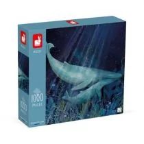 Janod Puzzle artystyczne 1000 części Wieloryby w głębinie - Puzzle - miniaturka - grafika 1