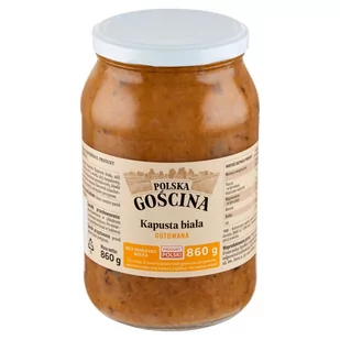 Polska gościna Kapusta biała gotowana 860 g - Warzywa w marynacie - miniaturka - grafika 1