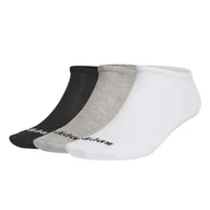 Skarpetki męskie - Skarpety do kostki ADIDAS LOW CUT 3PP GE6137 – Szary - miniaturka - grafika 1
