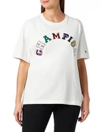 Koszulki i topy damskie - Champion T-Shirt Damski, Biały Brudne College, S - miniaturka - grafika 1