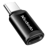 Złącza, przejściówki, adaptery - Mcdodo adapter 8-pin (port) do typ-C czarny OT-770 - miniaturka - grafika 1