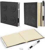 Zeszyty szkolne - LEGO LEGO Notatnik Notes Kwadratowy Czarny z Długopisem - miniaturka - grafika 1