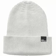 Czapki męskie - Czapka zimowa Jack Wolfskin ESSENTIAL BEANIE silver cloud - ONE SIZE - miniaturka - grafika 1