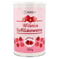 Owoce świeże i suszone - Wiśnia liofilizowana połówki 120g - miniaturka - grafika 1