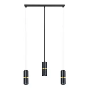 Ines lampa wisząca 3xGU10 czarna K-5241 - Lampy sufitowe - miniaturka - grafika 1