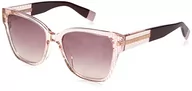 Okulary przeciwsłoneczne - Furla Unisex SFU592 okulary przeciwsłoneczne, różowe, rozmiar 54, Rosa, 54 - miniaturka - grafika 1