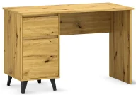 Biurka - EDINOS Skandynawskie biurko z szafką dąb artisan A7-P93 - miniaturka - grafika 1