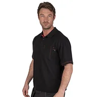 Koszulki męskie - Lee Cooper Męska koszulka polo, czarna, M - miniaturka - grafika 1