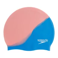 Pływanie - Speedo Czepek pływacki multi coloured silicone cap niebiesko/różowy - miniaturka - grafika 1