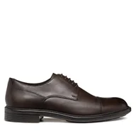 Półbuty męskie - Półbuty Geox U Walk Pleasure U46CGF 00039 C6009 Brązowy - miniaturka - grafika 1