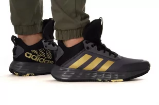 Buty adidas Ownthegame GW5483 - szare - Buty sportowe męskie - miniaturka - grafika 9