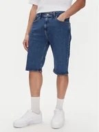 Spodenki męskie - Tommy Jeans Szorty jeansowe Ryan DM0DM21851 Niebieski Slim Fit - miniaturka - grafika 1
