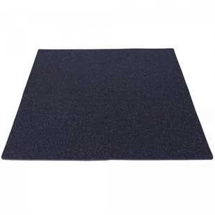 Zestaw mat ochronnych puzzle 4 szt + krawędzie wzór plamek - Maty do ćwiczeń - miniaturka - grafika 1