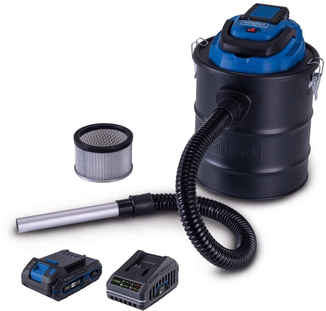 Scheppach Akumulatorowy odkurzacz do popiołu C-AVC15-X – SET S