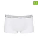 Majtki męskie - Sloggi Bokserki (2 pary) w kolorze białym - miniaturka - grafika 1